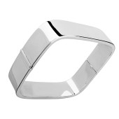 Bratara fixa argint rectangulara DiAmanti ZSQ15-DIA